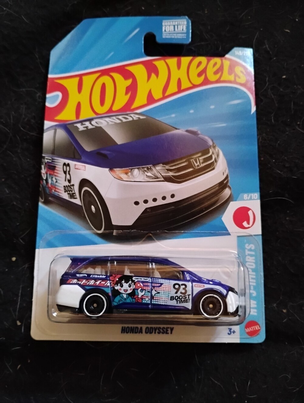 Hot Wheels HW J-Imports Honda Odyssey BLUE And WHITE